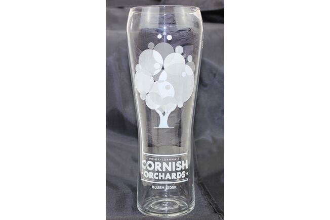 Cornish Orchards Blush Cider Branded Pint Glass