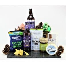 'A Treat for Father Christmas' Beer & Snacks Hamper