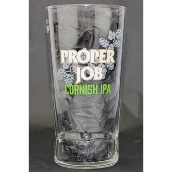 St Austell Brewery Proper Job Moulded Pint Glass