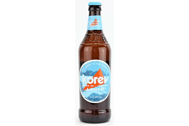 St Austell Brewery Korev Cornish Lager (ABV 4.8%)