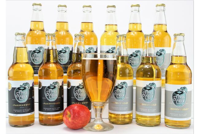 'Apples From St Ives Dozen' Cider Gift Box
